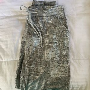Anthropologie Shimmer Jogger